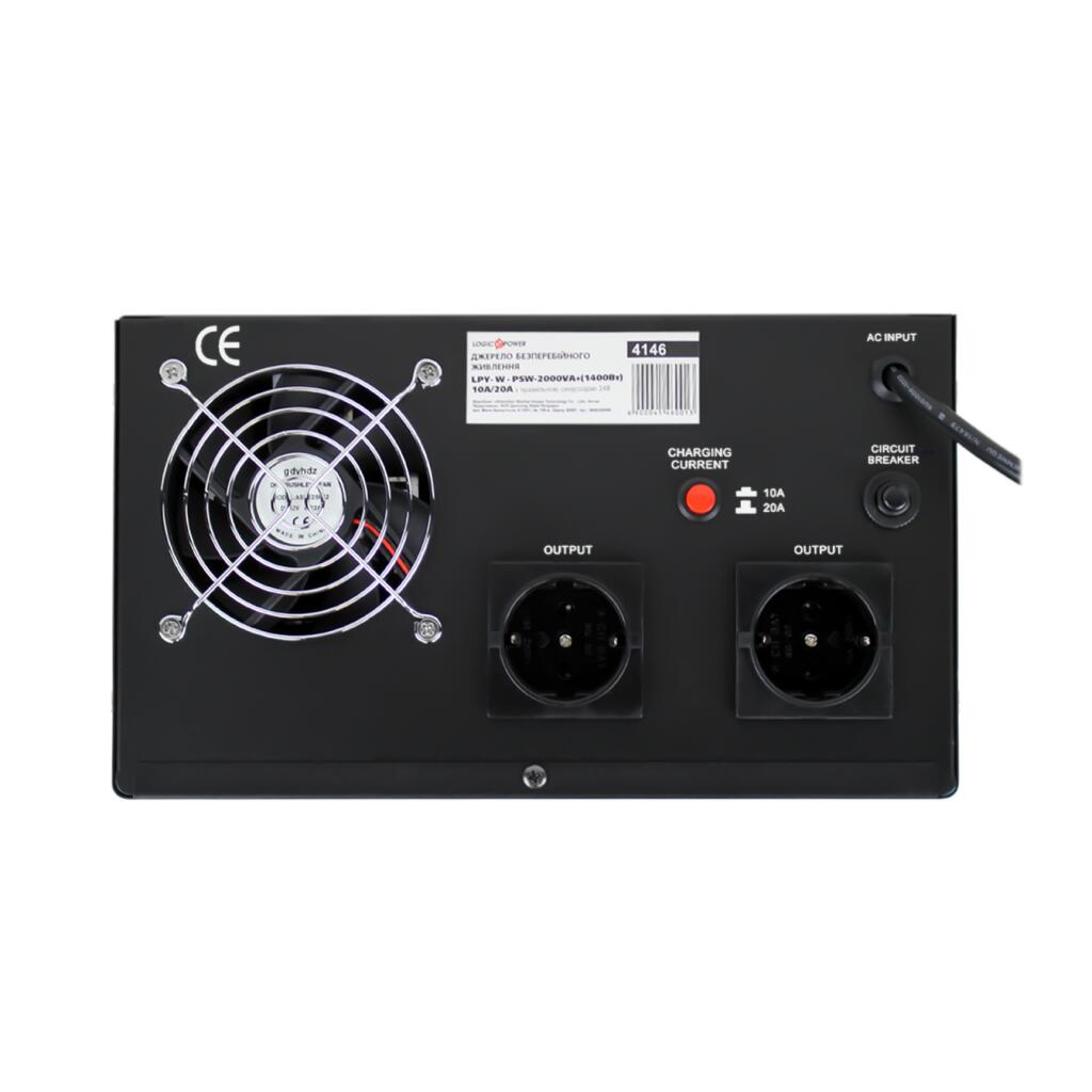 ИБП с правильной синусоидой 24V LPY-W-PSW-2000VA+ (1400Вт)10A/20A - Изображение 5