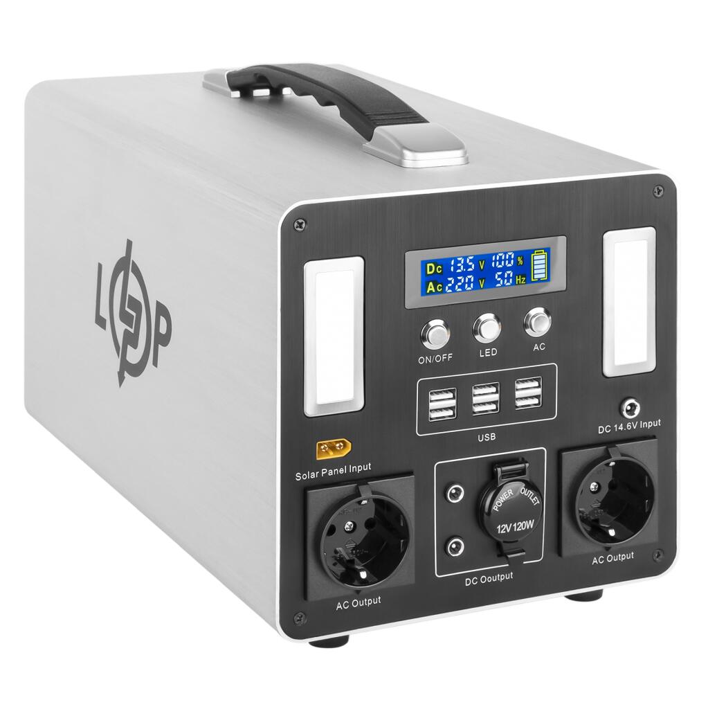 Многофункциональная портативная зарядная станция LP CHARGER MPPT 1000 Max (1000W, 960Wh) - Изображение 2