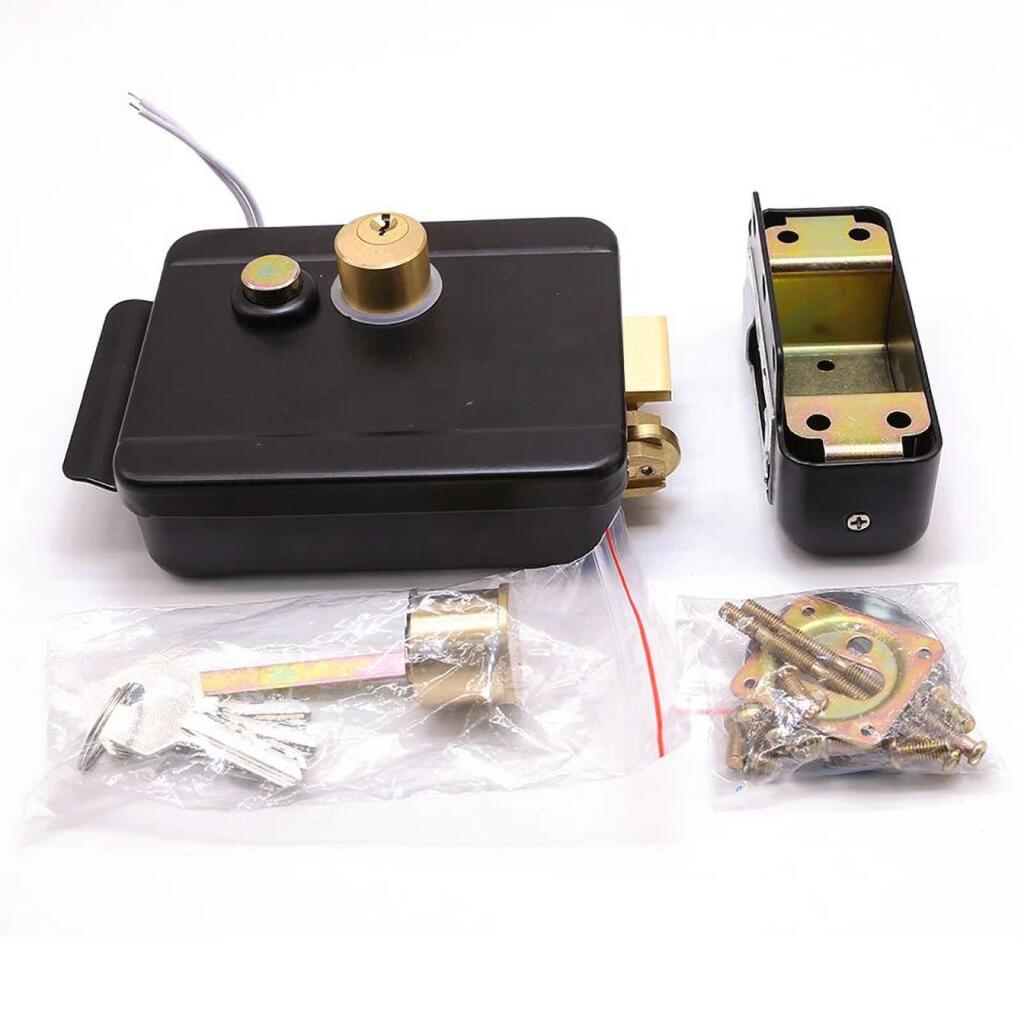 Замок электромеханический (накладной) GV LEMch-110 Black - Изображение 2