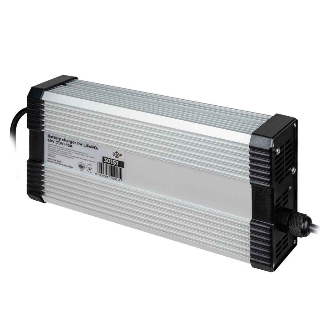 Зарядний пристрій для акумуляторів LiFePO4 60V (73V)-10A-600W - Изображение 5