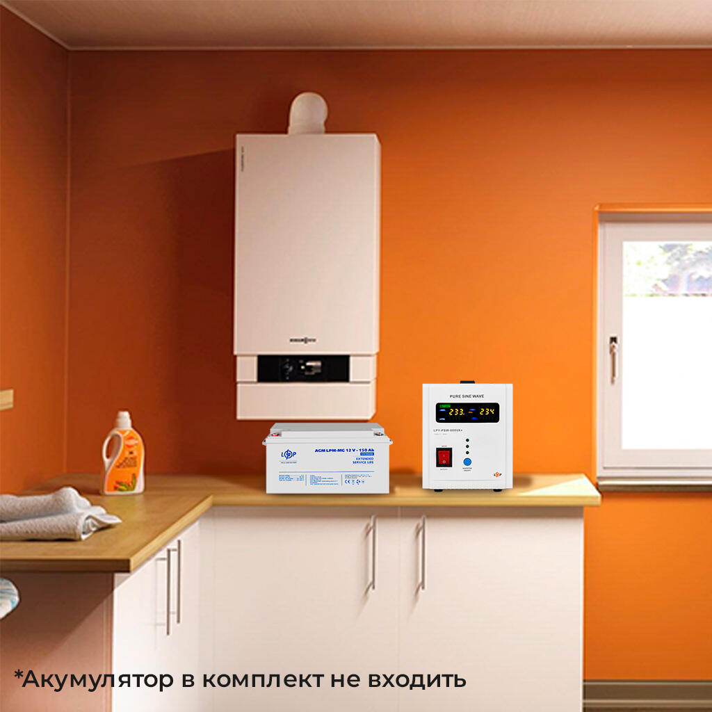 ДБЖ з правильною синусоїдою 12V LPY-PSW-800VA+(560Вт)5A/15A - Зображення 7