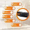 Комплект резервного живлення LP(LogicPower) ДБЖ + літієва (LiFePO4) батарея (UPS 430VA + АКБ LiFePO4 1280W) - Изображение 2