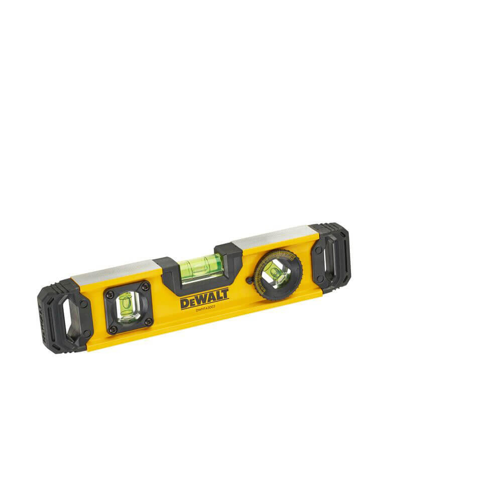 Уровень TORPEDO из алюминия длиной 230 мм с 3 капсулами и магнитами DeWALT DWHT0-43003 DWHT0-43003 - Изображение 2