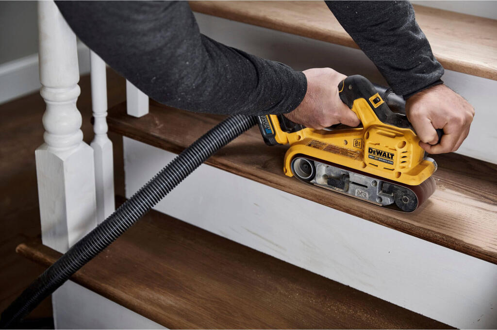 Шлифмашина ленточная аккумуляторная бесщёточная DeWALT DCW220N DCW220N - Изображение 11