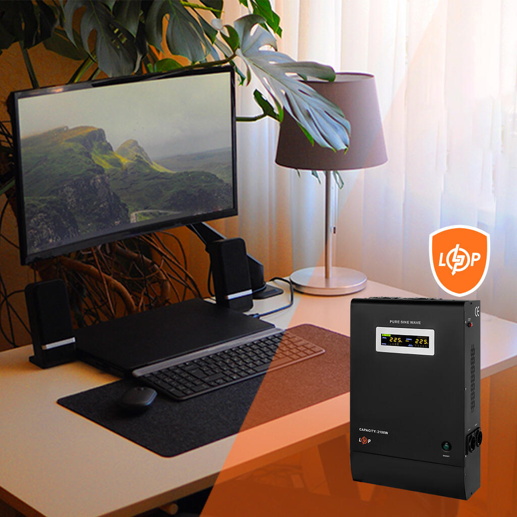 ДБЖ з правильною синусоїдою 48V LPY-W-PSW-5000VA+(3500Вт)10A/20A - Зображення 11