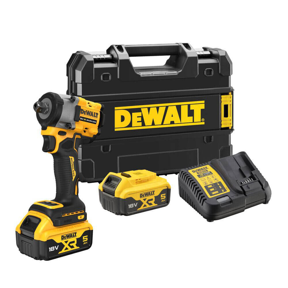 Гайковерт ударный аккумуляторный бесщёточный DeWALT DCF922P2T - Изображение 1