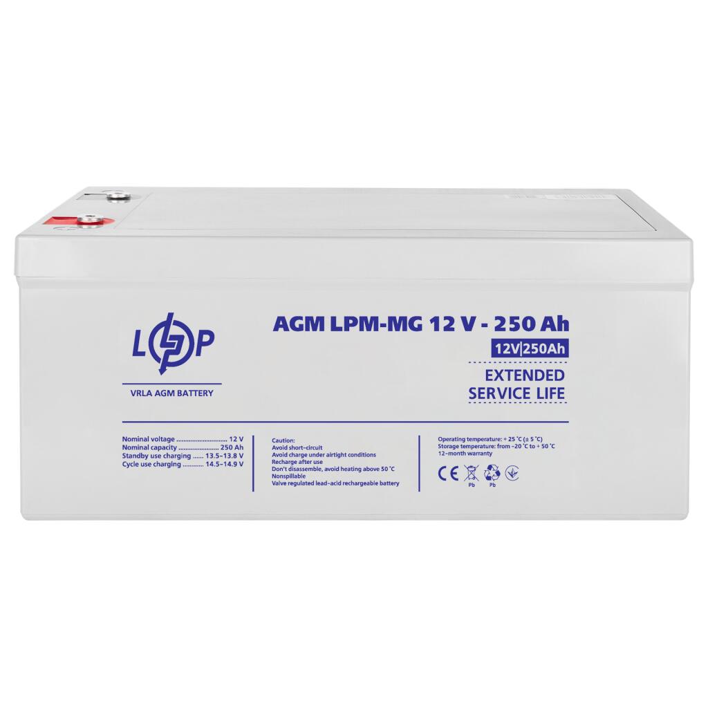 Аккумулятор мультигелевый LPM-MG 12V - 250 Ah - Изображение 4