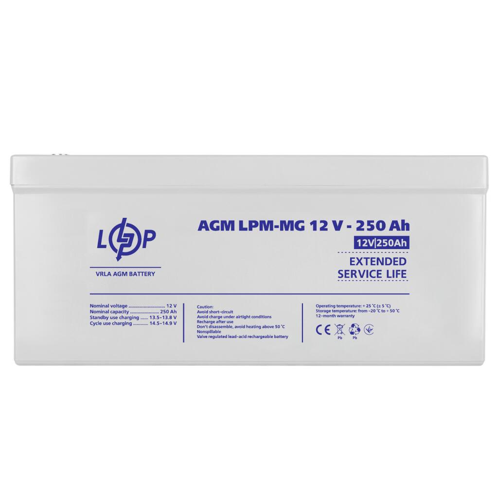 Аккумулятор мультигелевый LPM-MG 12V - 250 Ah - Изображение 3