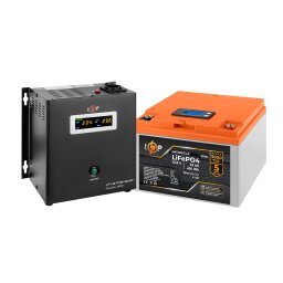 Комплект резервного питания LP (LogicPower) ИБП + литиевая (LiFePO4) батарея (UPS W500+ АКБ LiFePO4 410W)