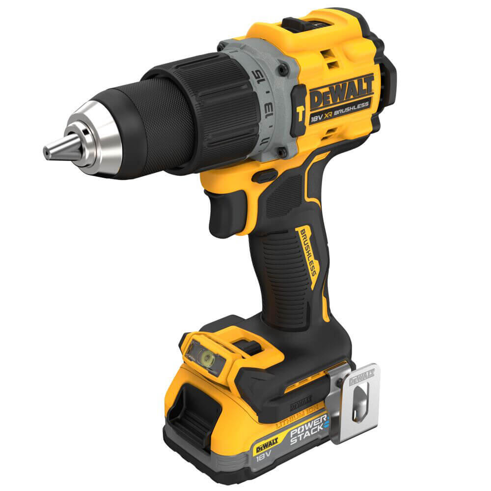Дрель-шуруповёрт аккумуляторная бесщёточная ударная DeWALT DCD805E1T - Изображение 4