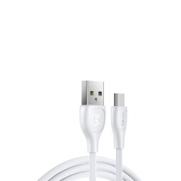 Кабель Remax Lesu Pro USB 2.0 to microUSB 2.1A 1M Білий (RC-160m-w)