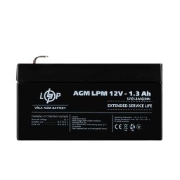 Аккумулятор AGM LPM 12V - 1.3 Ah