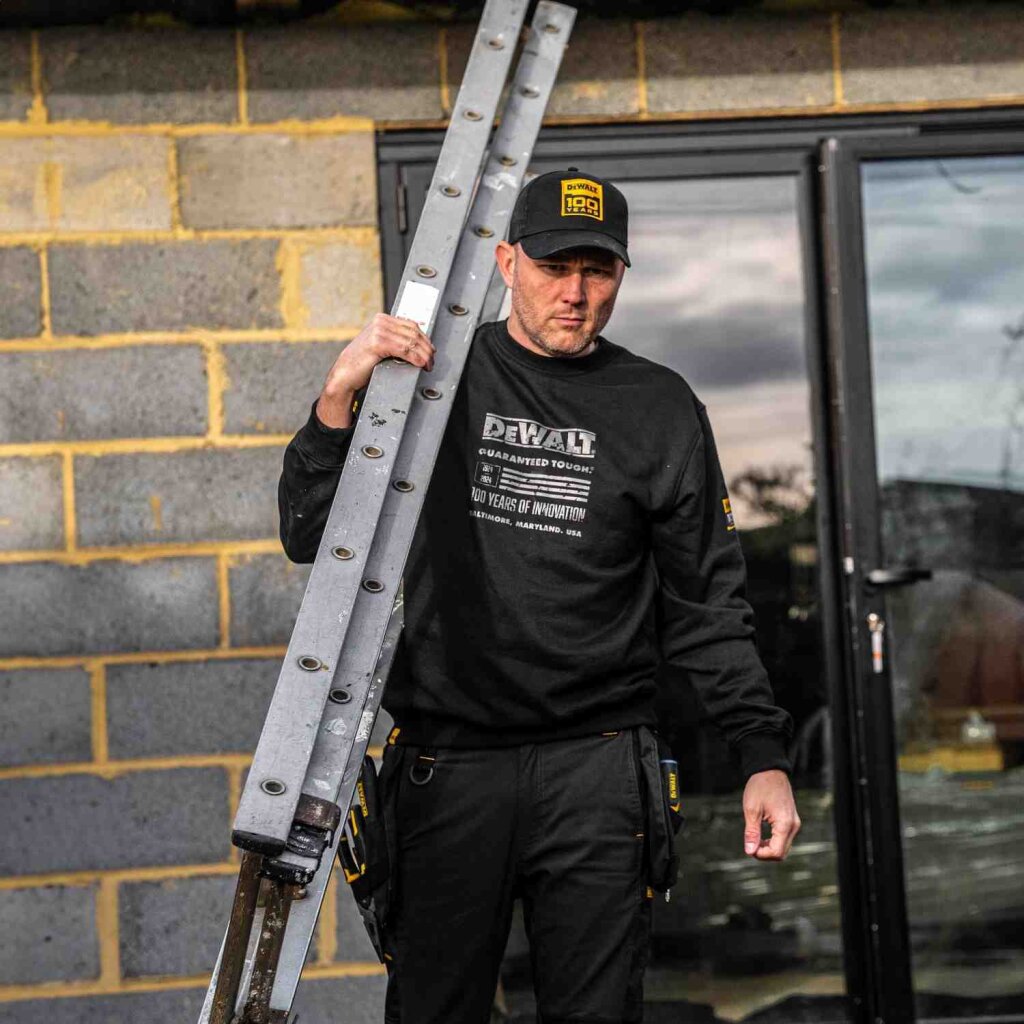 Свитшот 100 YEAR LOGO SWEATSHIRT DeWALT DWC237-001-XL - Изображение 7