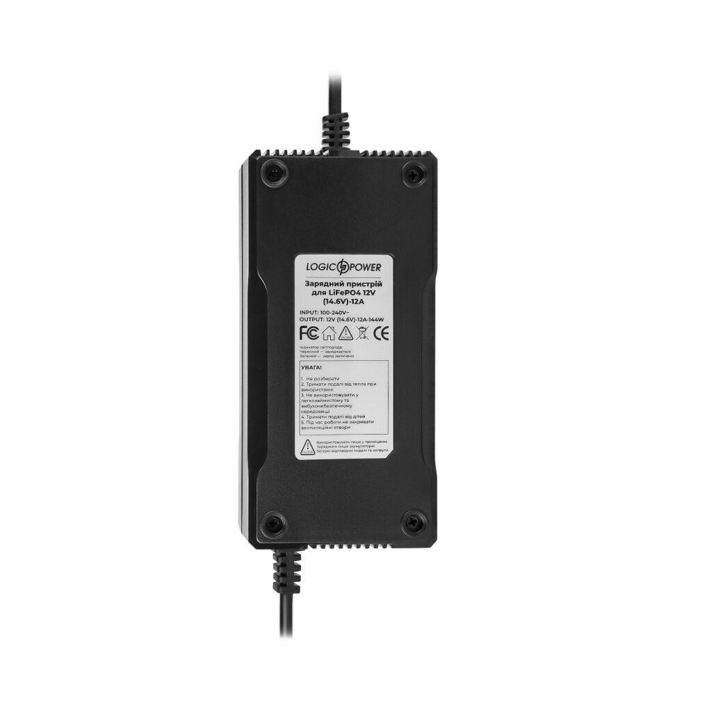 Зарядний пристрій для акумуляторів LiFePO4 12V (14.6V)-12A-144W - Изображение 2