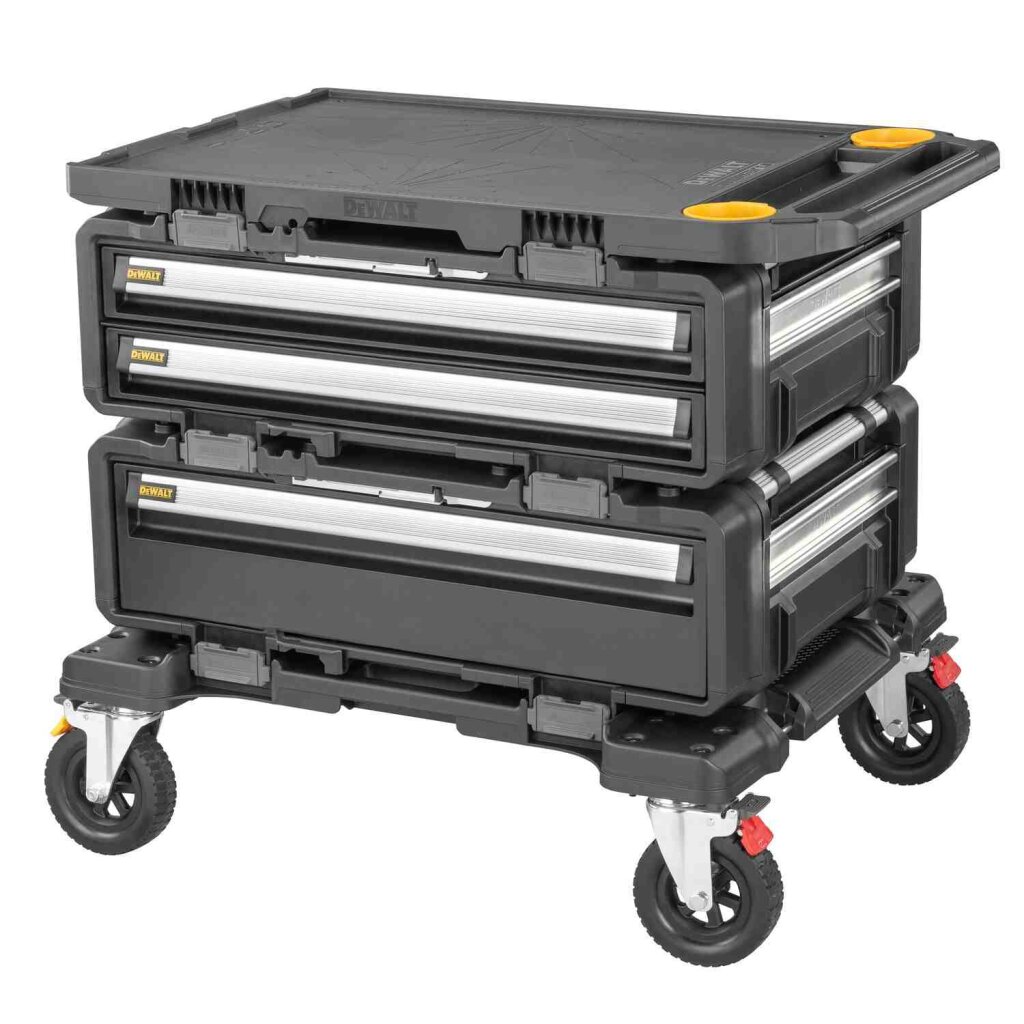 Рабочая станция 4 в 1 (комплект ящиков на тележке) TOUGHSYSTEM 2.0 DXL DeWALT DWST60520-1 - Изображение 1