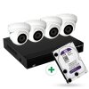 Комплект видеонаблюдения уличный с жестким диском 1TB на 4 купольные камеры 1080P GV-K-S16/04 - Изображение 1
