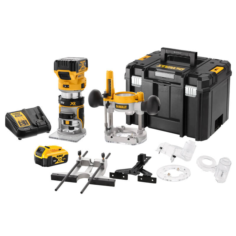 Фрезер аккумуляторный бесщёточный DeWALT DCW604P2 DCW604P2 - Изображение 2