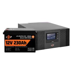 Комплект резервного живлення LP (LogicPower) ДБЖ + літієва (LiFePO4) батарея (UPS B1500+ АКБ LiFePO4 2944W)