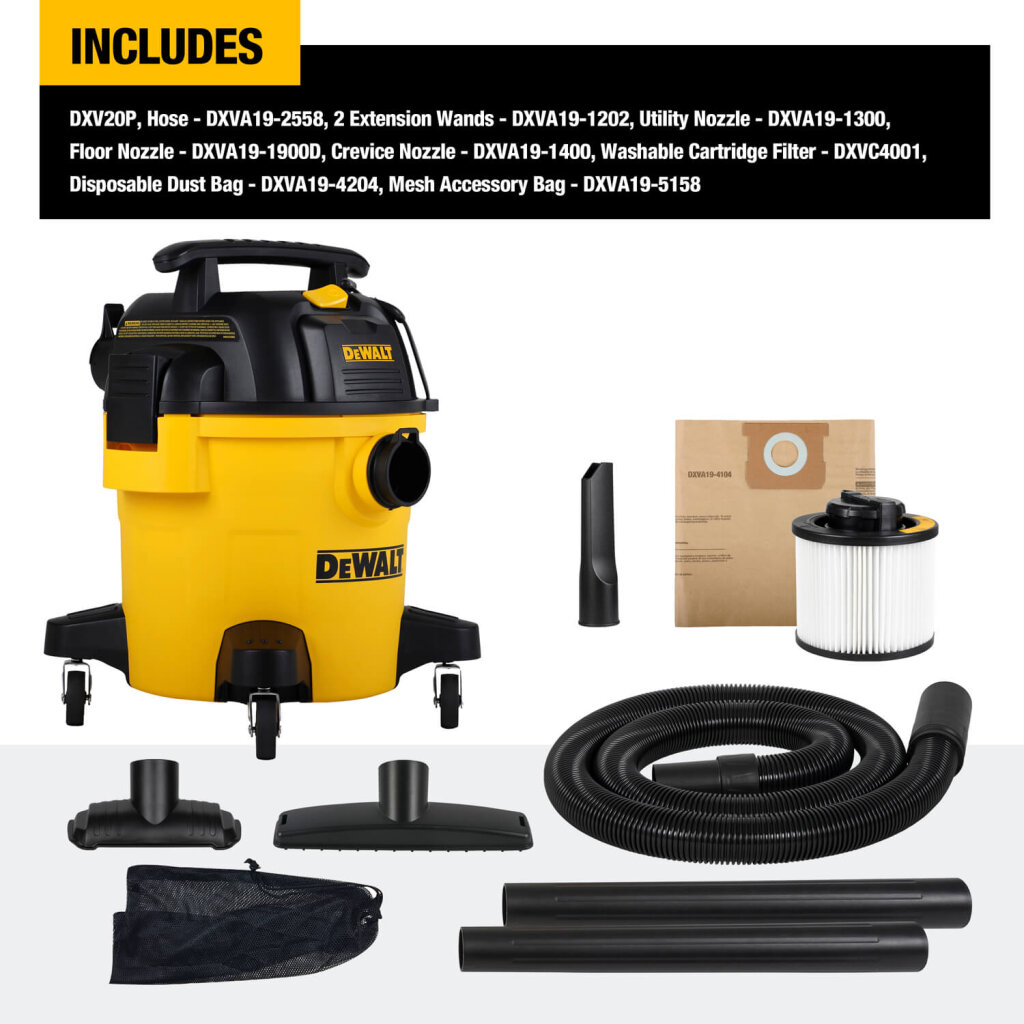 Пилосос мережевий DeWALT DXV20P DXV20P - Изображение 10