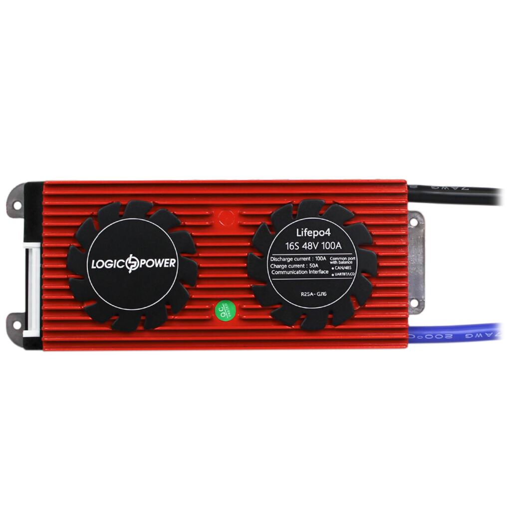 Smart BMS плата LP LiFePO4 48V 16S Dis 100A Ch 50A UART+RS485+CAN - Зображення 3