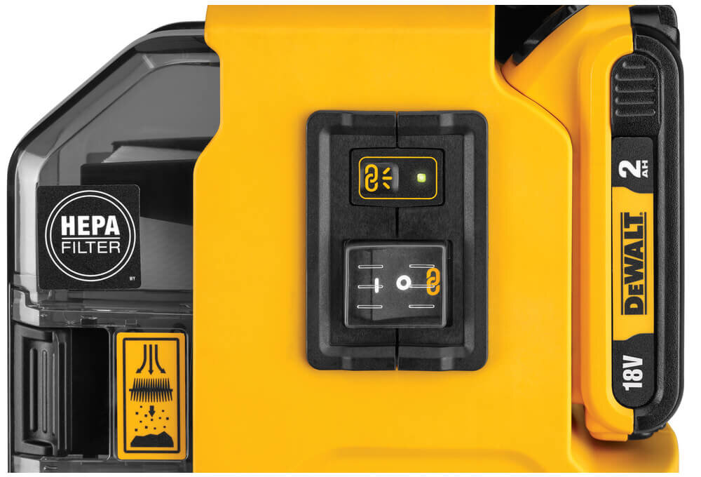 Пылесос аккумуляторный бесщеточный DeWALT DWH161D1 DWH161D1 - Изображение 3