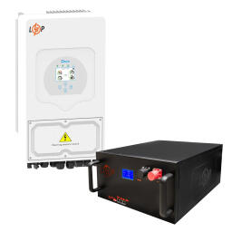 Комплект резервного питания LogicPower ИБП 6000W + литиевая (LiFePO4) батарея 11776Wh
