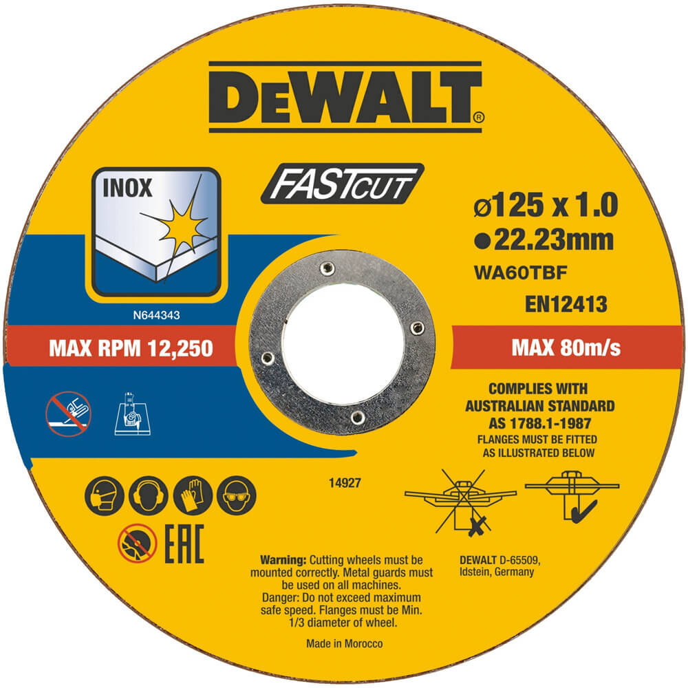 Набор кругов отрезных FASTCUT DeWALT DT20540 - Изображение 2