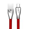 Кабель Baseus Zinc Type-C 2A 1M Красный (CATXN-09) - Изображение 1