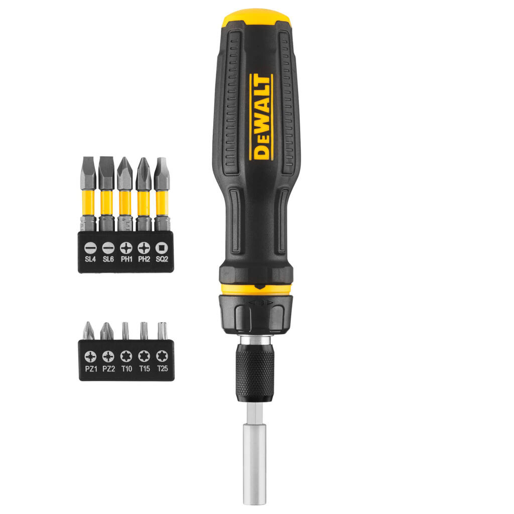 Отвертка - набор FULL FIT Telescoping, со сменными битами, 10 бит DeWALT DWHT68001-0 DWHT68001-0 - Изображение 2