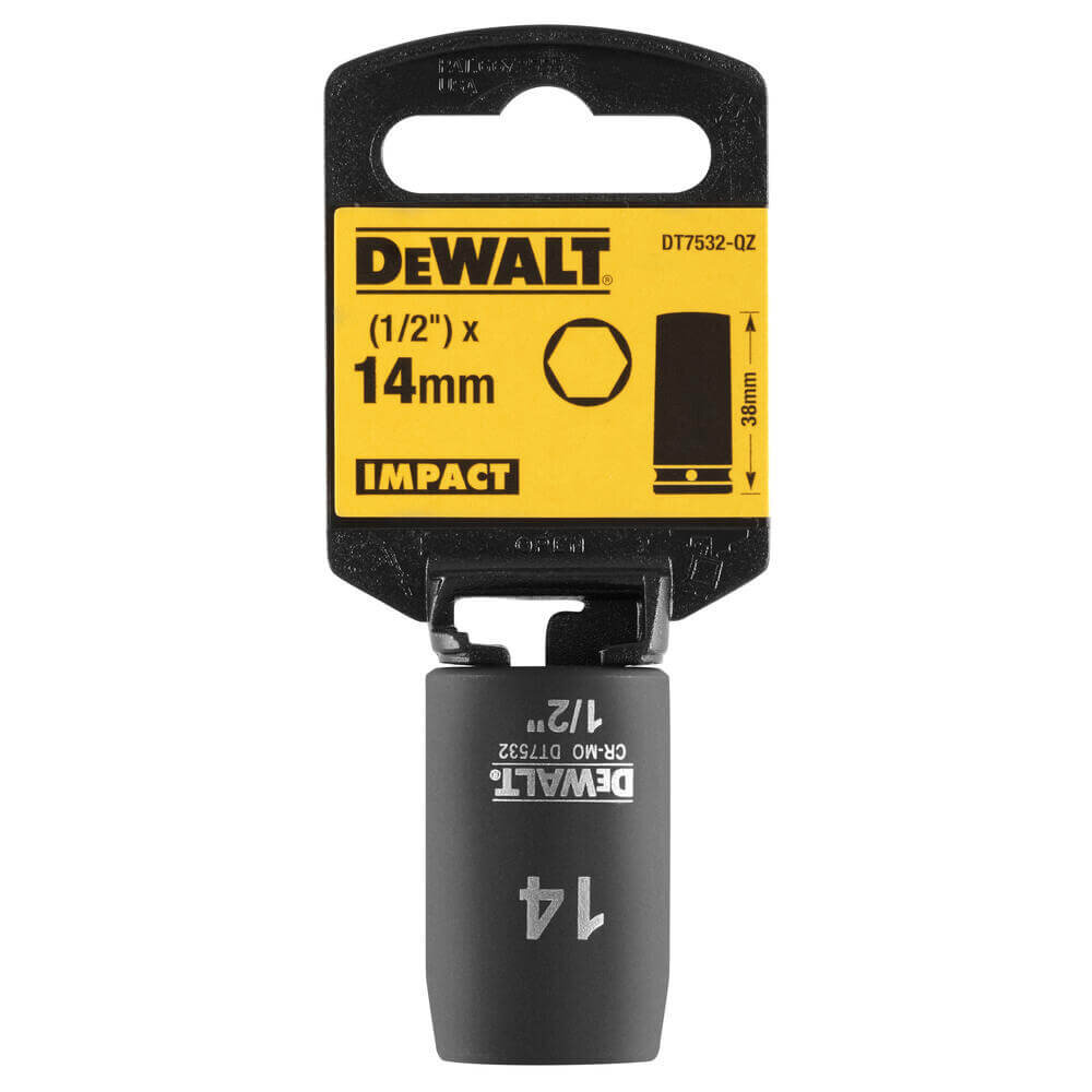 Головка торцева ударна коротка IMPACT DeWALT DT7 - Изображение 2