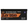 Аккумулятор LP LiFePO4 24V (25,6V) - 100 Ah (2560Wh) (Smart BMS 100А) с BT пластик - Изображение 2