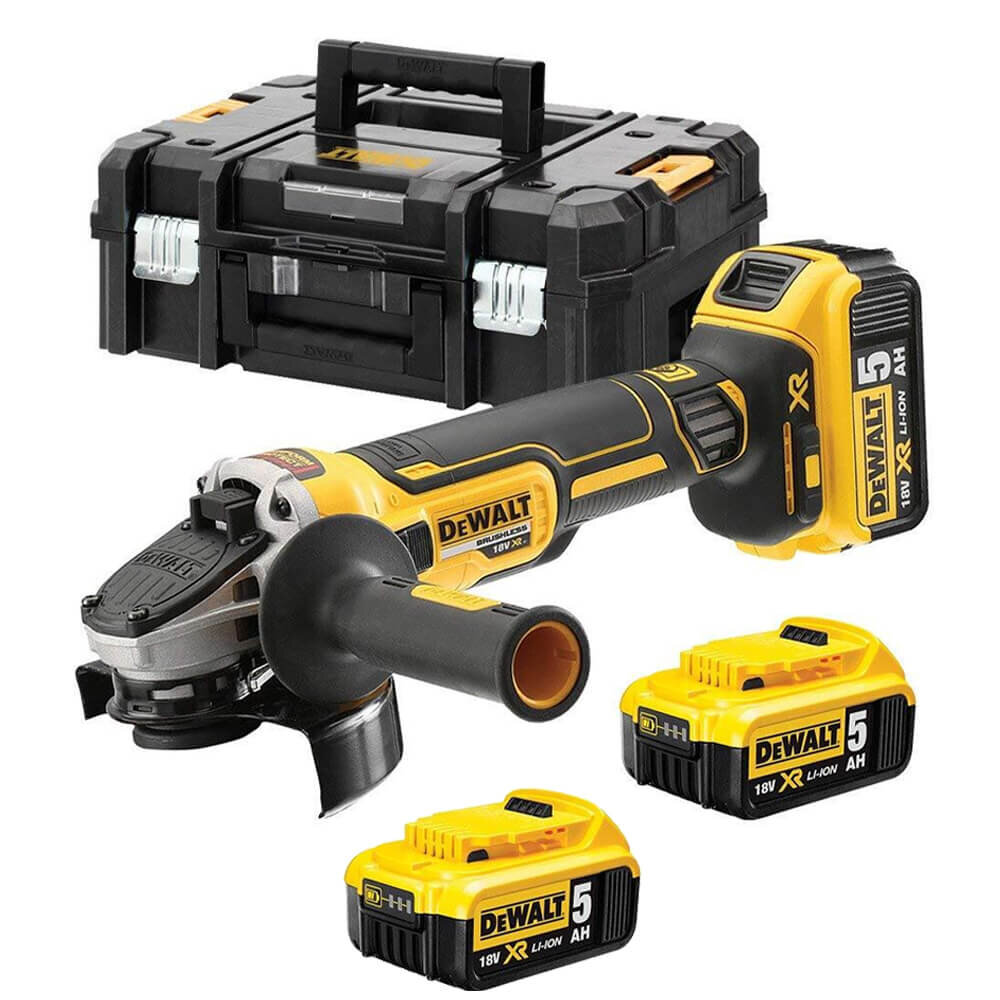 Шлифмашина угловая - болгарка аккумуляторная бесщёточная DeWALT DCG405P3 DCG405P3 - Изображение 1