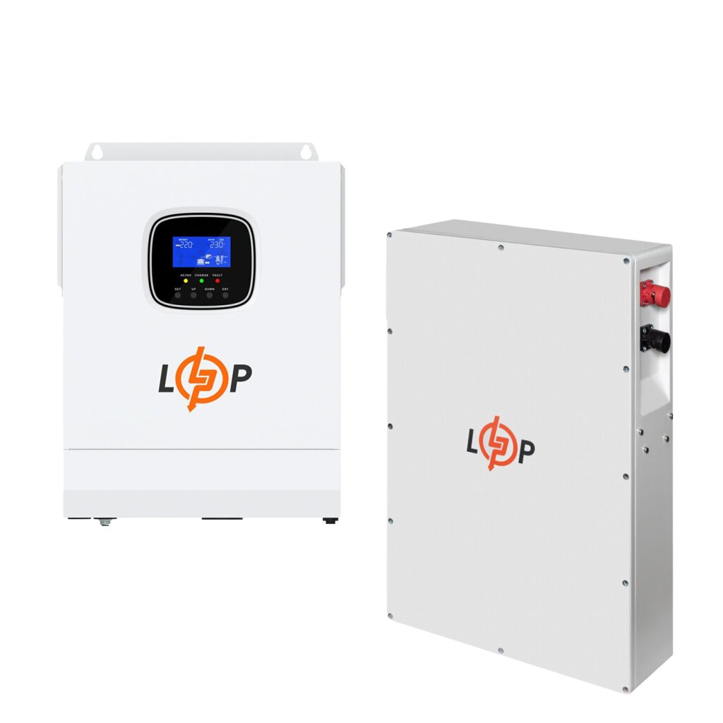 Комплект резервного питания LogicPower ИБП 3500W + литиевая (LiFePO4) батарея 5120 Wh - Изображение 2