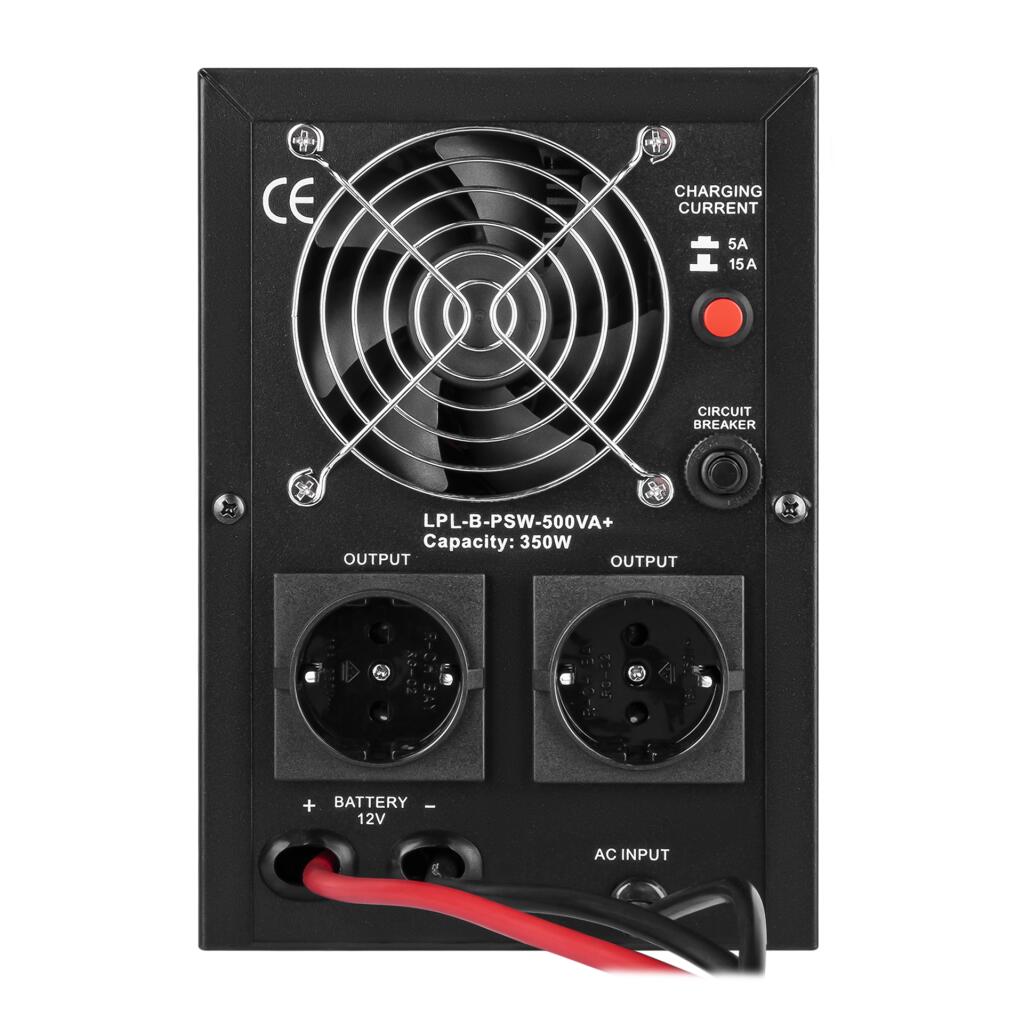 ИБП LP LPL-B-PSW-500VA+ (350Вт) 5A/15A с правильной синусоидой 12V - Изображение 2