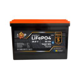 Аккумулятор LP LiFePO4 28,8V (9S) - 50 Ah (1440Wh) (BMS 80A/50А) пластик Smart BT
