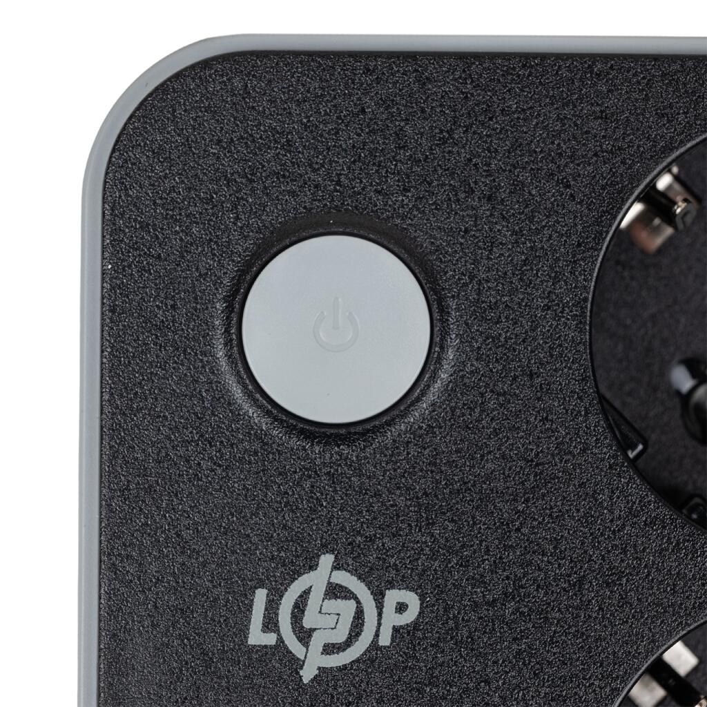 Сетевой фильтр (удлинитель) LP F24U6 (3x220V-2500W, 6xUSB-3,4A) - Изображение 5