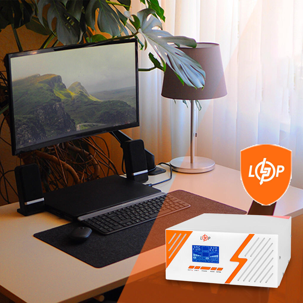 ИБП с правильной синусоидой 12V LPM-PSW-1500VA (1050Вт) White - Изображение 11