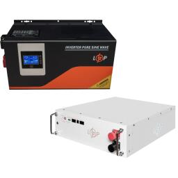 Комплект резервного питания LogicPower ИБП 2000W + литиевая (LiFePO4) батарея 5120Wh