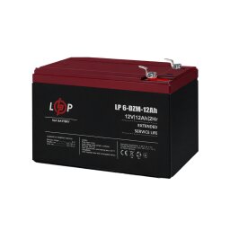 Тяговый свинцово-кислотный AGM аккумулятор LP 6-DZM-12 Ah - под Болт М5