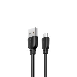 Кабель Remax Suji Pro USB 2.0 to microUSB 2.4A 1M Черный (RC-138m-b)