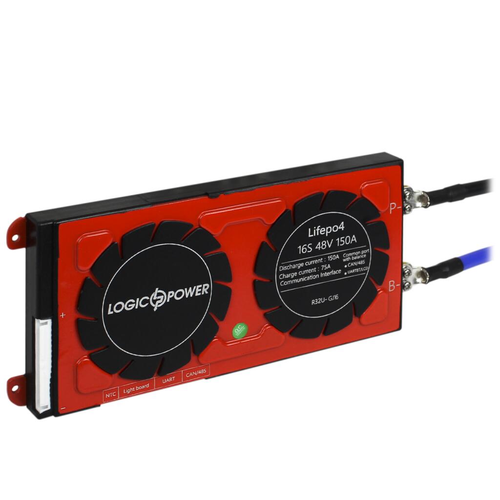 Smart плата BMS LP LiFePO4 48V 16S Dis 150A Ch 75A UART+RS485+CAN - Изображение 2