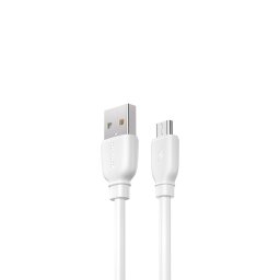 Кабель Remax Suji Pro USB 2.0 to microUSB 2.4A 1M Білий (RC-138m-w)