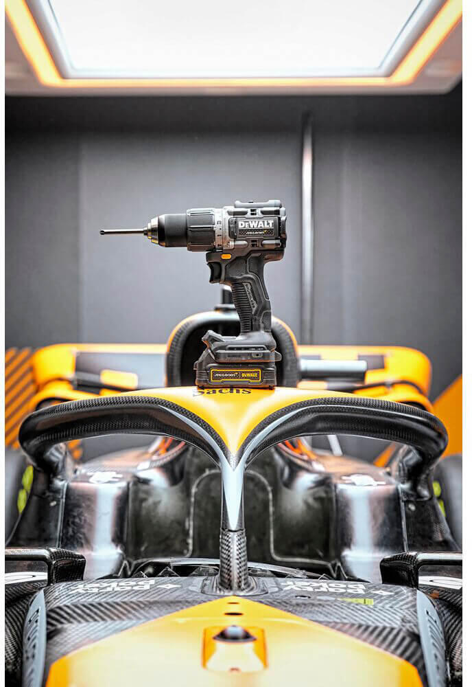 Дрель-шуруповёрт McLaren F1 TEAM LIMITED EDITION DeWALT DCD85ME2GT - Изображение 6