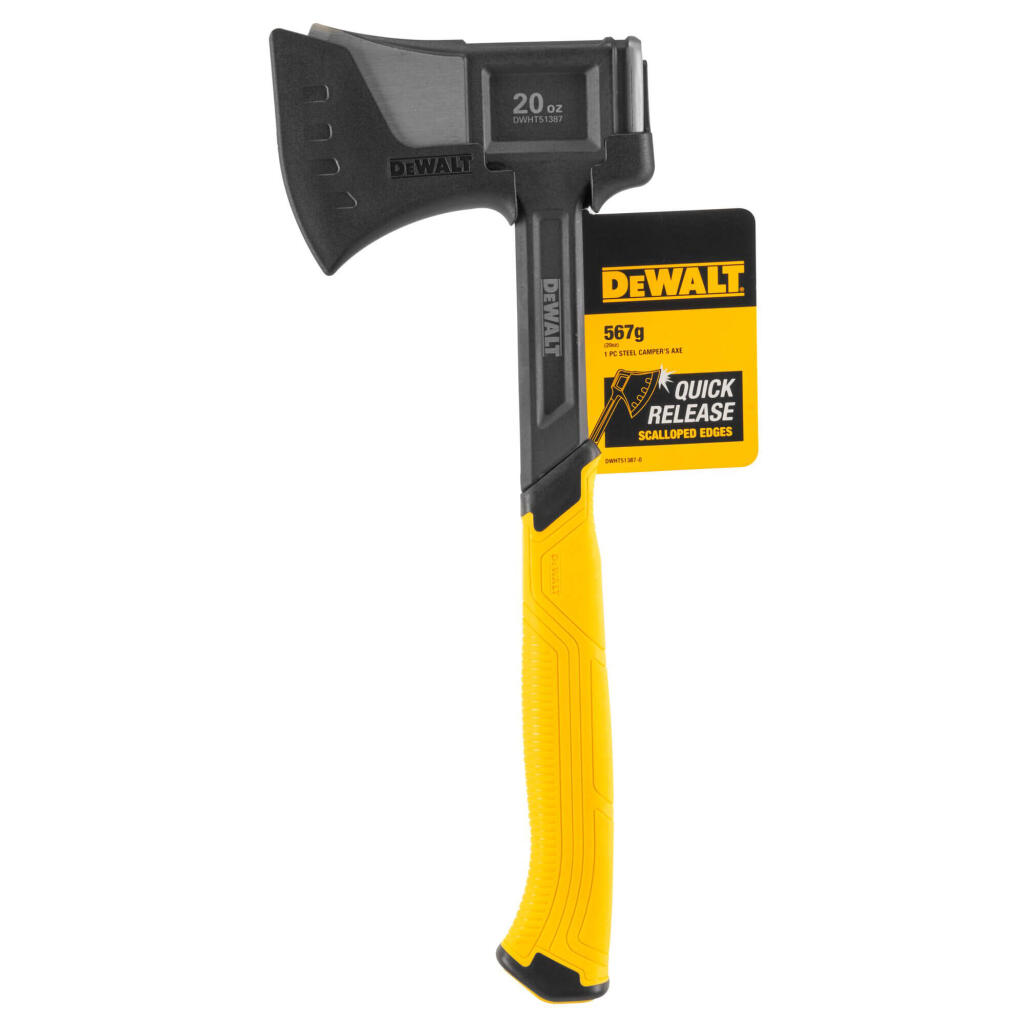 Топор туристический цельнометаллический 570 г с чехлом DeWALT DWHT51387-0 DWHT51387-0 - Изображение 4