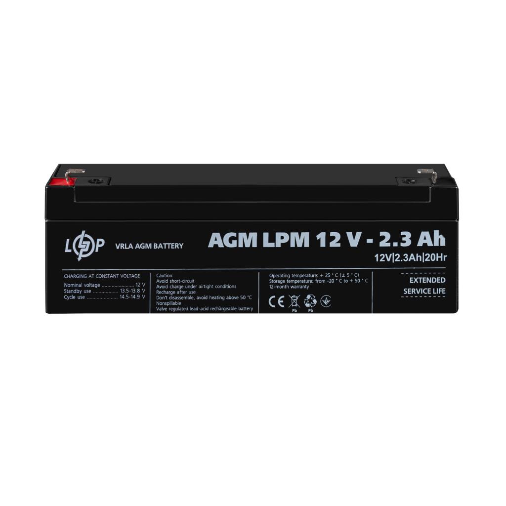 Распродажа (4132) Аккумулятор AGM LPM 12V - 2,3 Ah (09-2023) - Изображение 2