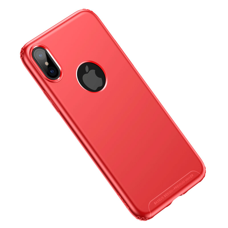 Чехол Baseus для iPhone X/Xs Soft Case Red (WIAPIPHX-SJ09) - Изображение 2