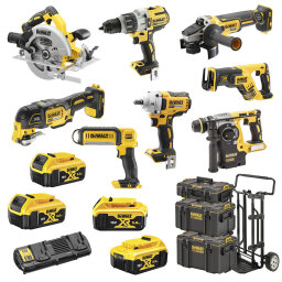 Набор из восьми инструментов аккумуляторных DeWALT DCK856P4 DCK856P4