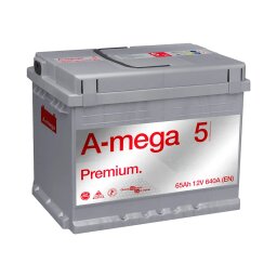 Аккумулятор авто Мегатекс A-mega Premium (M5) 6СТ-65-А3 (прав) ТХП 640