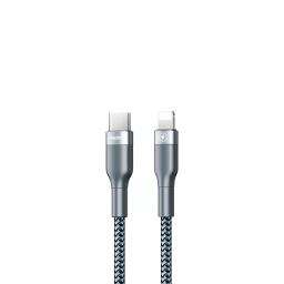 Кабель Remax Sury 2 Type-C to Lightning PD 1M Серый (RC-009-s)