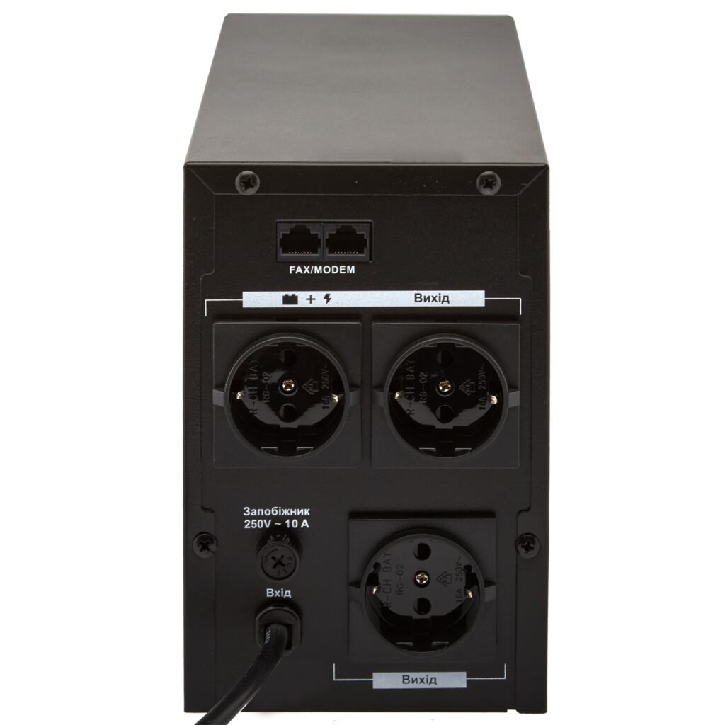 Источник бесперебойного питания (ИБП) LPM-L1250VA (875Вт) - Изображение 3